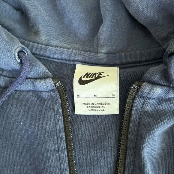 Nike Thinner Navy Hoodie - Picture 6 of 7